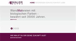 Desktop Screenshot of malermayer-gmbh.de